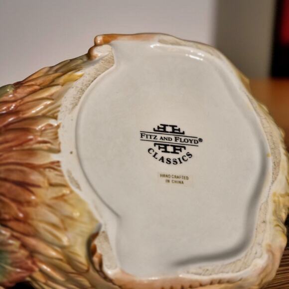 Fitz and Floyd Classics Country Gourmet Collection Hen Butter Tub and Lid Vtg - Picture 10 of 11